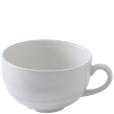 Dudson Harvest Norse White Cappuccino Cup 354ml/12oz - Side