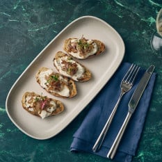 Sereno Porcelain Cirrus Rectangularangular Platter 30 x 15.5cm (Pack of 6)