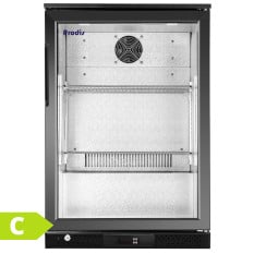 Prodis Low Energy Back Bar Bottle Cooler Beer Fridge Single Door 126 Litre