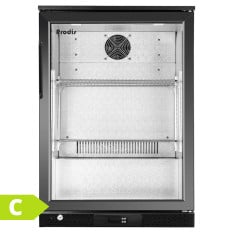 Prodis Low Energy Back Bar Bottle Cooler Beer Fridge Single Door 112 Litre