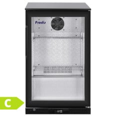 Prodis Low Energy Slimline Back Bar Bottle Cooler Beer Fridge Single Door 93 Litre