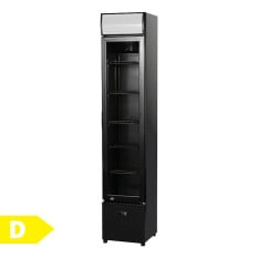 Prodis Slimline Upright Bottle Cooler Black 99 Litre