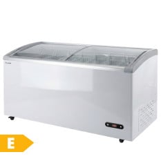 Prodis NVC5 Curved Glass Display Chest Freezer 546L