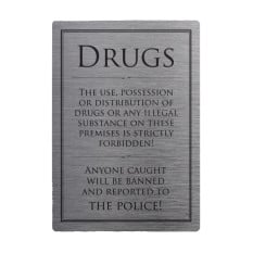Modern Bar Notices - Drugs