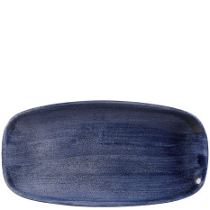 Stonecast Patina Cobalt Blue Oblong Plate 11.75x6"