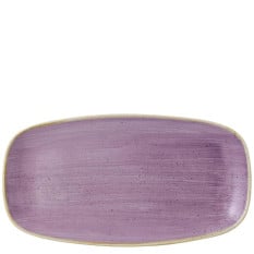 Churchill Stonecast Lavender Chefs Oblong Plate 18.9 x 35.5cm/7.44 x 13.94" (Pack of 6)"