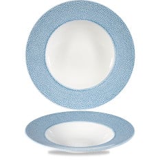 Isla Spinwash Ocean Blue Wide Rim Bowl 28cm