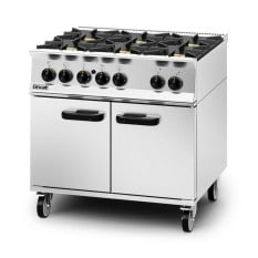 Lincat OG8002 Opus 800 Gas Free-standing Oven Range 6 Burners