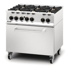 Lincat OG8002/DD Opus 800 Gas Free-standing Oven Range 6 Burners (Drop-Down Door)
