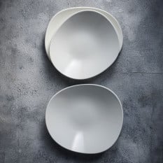 Churchill Opal White Organic Platter 34.5 x 23.5cm/13.6 x 9.3" (Pack of 6)