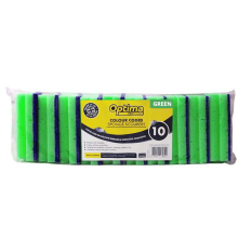 Sponge Scourer Finger Grip Large Green (Pack of 10)