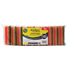 Sponge Scourer Finger Grip Large Red (Pack of 10)