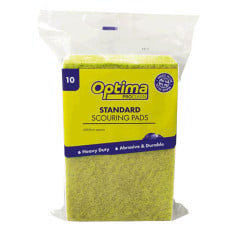 Extra Large Catering Scourer Pad Yellow (Pack of 10)