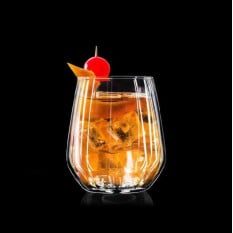 RCR Optiq Double Old Fashioned Tumblers 420ml/14.2oz (Pack of 12)