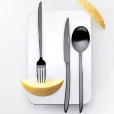 Eternum Orca Matt Black Dessert Knife (Pack of 12)