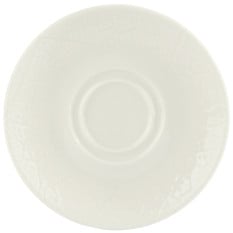 Embossed Organic Saucer 16cm/6.25" (Pack of 12)