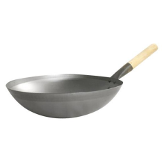 Oriental Wok Wooden Handled 32cm