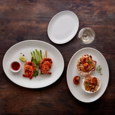 Steelite Simplicity White Oval Sole Dish 30 x 19cm/12 x 7.5" (Pack of 6)