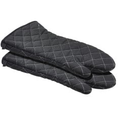 Flameguard Oven Gloves Black 17"