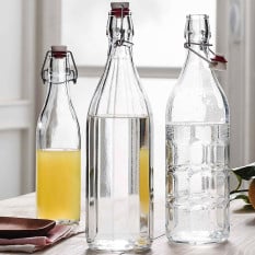 Bormioli Rocco Oxford Glass Giara Bottles 480ml/17oz (Pack of 12)