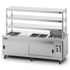 Lincat P10SP6P Panther SuperPass Series Free-standing Hot Cupboard Bain Marie Top 2400mm