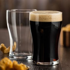 Bob Fully Toughened Beer Glass 570ml/20oz (Pack of 12)