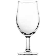 Draft Toughened Stemmed Beer Glasses 290ml/10oz CE/UKCA Half Pint Nucleated (Pack of 12)