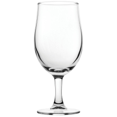 Draft Toughened Stemmed Beer Glasses 570ml/20oz CE/UKCA Pint Nucleated (Pack of 12)