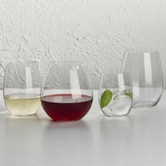Nude Pure Glass Crystal Wine/Water Tumblers 250ml/8.75oz (Pack of 6)