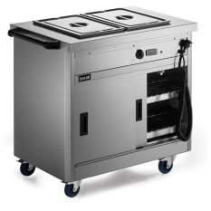 Lincat P6B2 Panther 670 Series Free-standing Hot Cupboard - Bain Marie Top 980mm