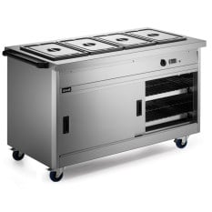 Lincat P8B4 Panther 800 Series Free-standing Hot Cupboard Bain Marie Top 4GN 1530mm