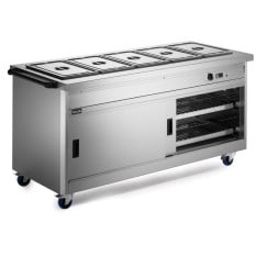 Lincat P8B5PT Panther 800 Series Free-standing 5GN Hot Cupboard Bain Marie Top 1855mm