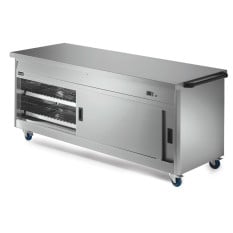 Lincat P8P6 Panther 800 Series Free-standing Hot Cupboard Plain Top 2180mm