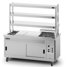 Lincat P8SP4PT Panther SuperPass Series Free-standing Hot Cupboard Bain Marie Top 1800mm