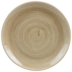 Stonecast Patina Antique Taupe Coupe Plate 26cm