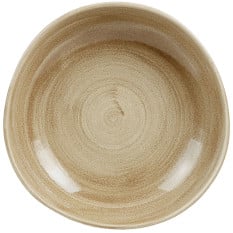 Stonecast Patina Antique Taupe Organic Round Bowl 25.3cm 110cl