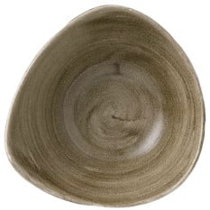 Stonecast Patina Antique Taupe Lotus Bowl 7 Inch