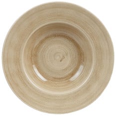 Stonecast Patina Antique Taupe Wide Rim Bowl 28cm 46.8cl
