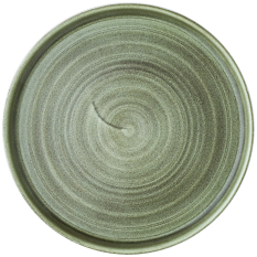 Churchill Stonecast Patina Burnished Green Walled Plate 21cm/8.67" (Pack of 6)