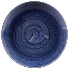Stonecast Patina Cobalt Blue Evolve Coupe Plate 8.67"