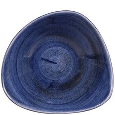 Stonecast Patina Cobalt Blue Lotus Bowl 23.5cm 60cl