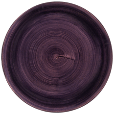 Churchill Stonecast Patina Deep Purple Evolve Coupe Plate 26cm/10.25" (Pack of 12)