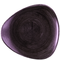 Churchill Stonecast Patina Deep Purple Lotus Plate 26.5cm/10.5" (Pack of 12)