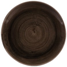 Stonecast Patina Iron Black Coupe Plate 26cm