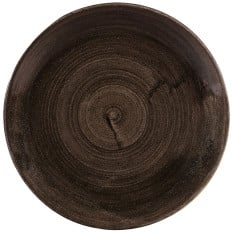 Stonecast Patina Iron Black Coupe Plate 28.8cm