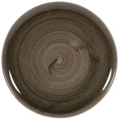 Stonecast Patina Iron Black Coupe Evolve Plate 32.4cm