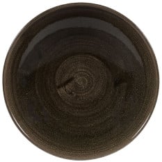 Stonecast Patina Iron Black Coupe Evolve Bowl 18.2cm