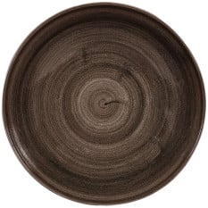 Stonecast Patina Iron Black Coupe Plate 21.7cm