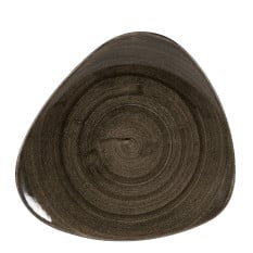 Stonecast Patina Iron Black Triangle Plate 31.1cm