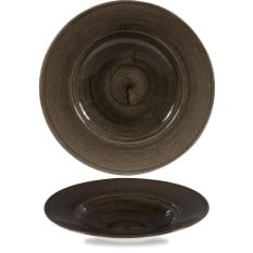Stonecast Patina Iron Black Wide Rim Bowl 28cm